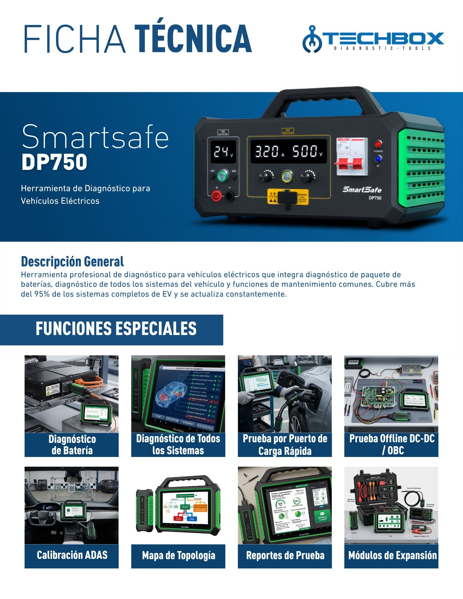 Ficha técnica SmartSafe DP750