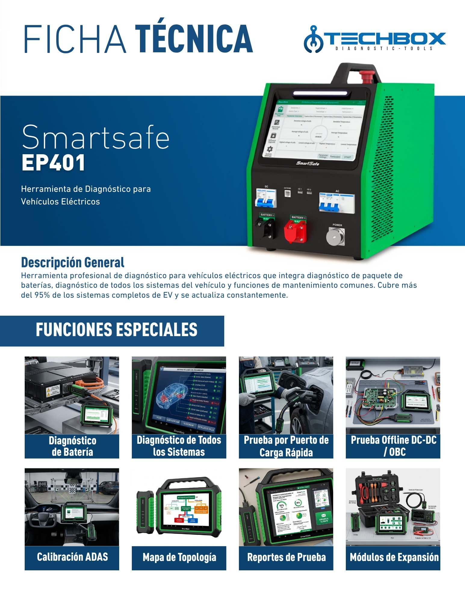 Ficha técnica SmartSafe EP401