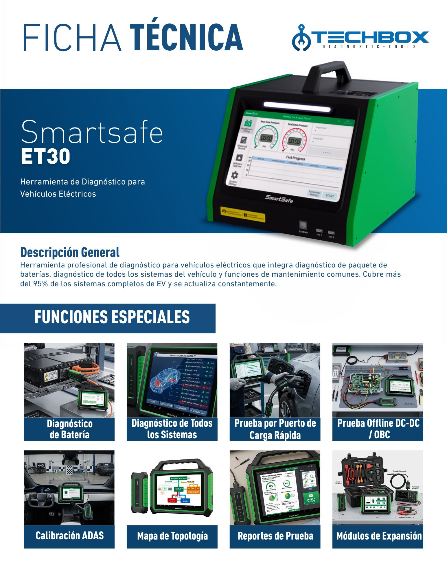 Ficha técnica SmartSafe ET30