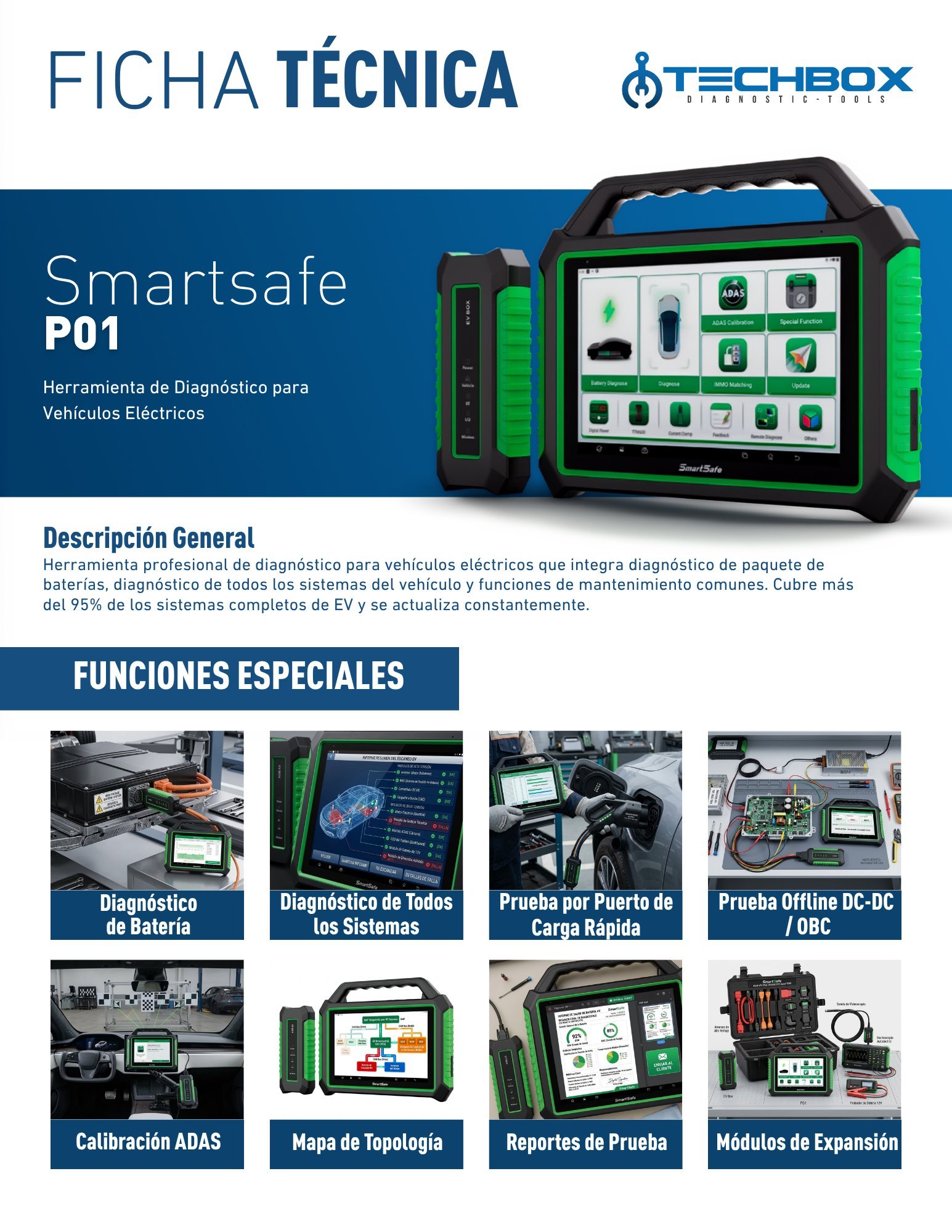 Ficha técnica SmartSafe P01
